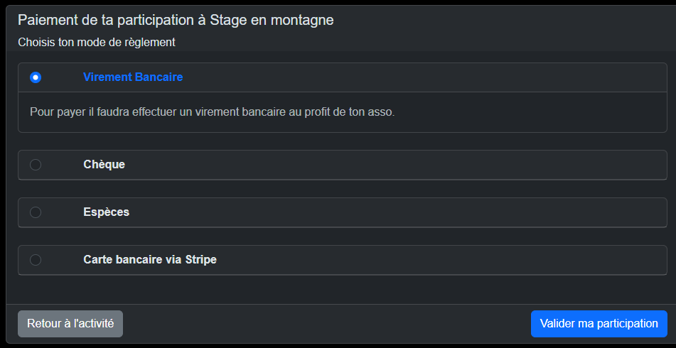 Paiement